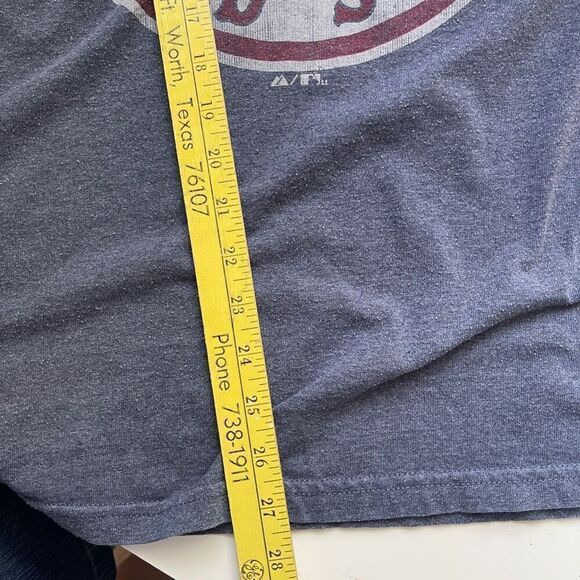 Majestic Boston Red Sox Circle Logo Cotton Blend Graphic Tee Gray Medium - Picture 6 of 8